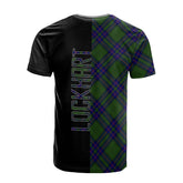 Lockhart Modern Tartan T-Shirt Half of Me - Cross Style